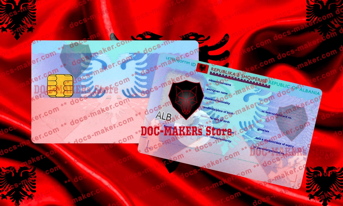 Albania ID Card – PSD Template
